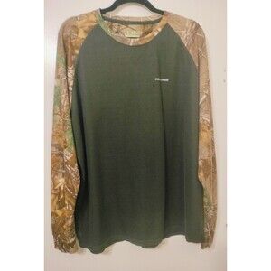 EUC! Realtree Waffle Knit Long Sleeve Camouflage Men's Shirt. Size 2XL